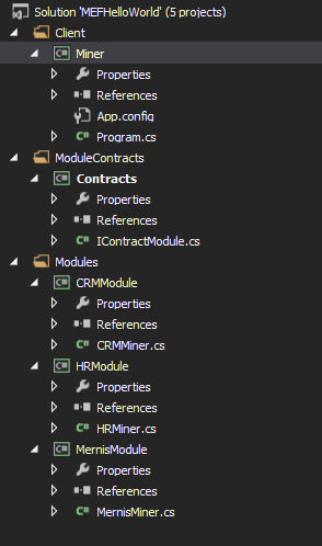 managed extensibility framework hello world 03