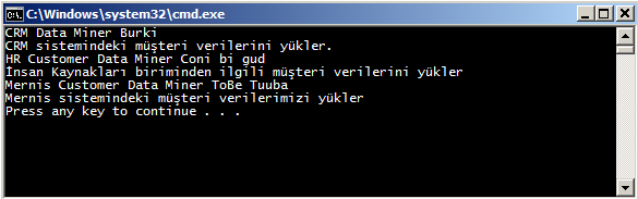 runtime result