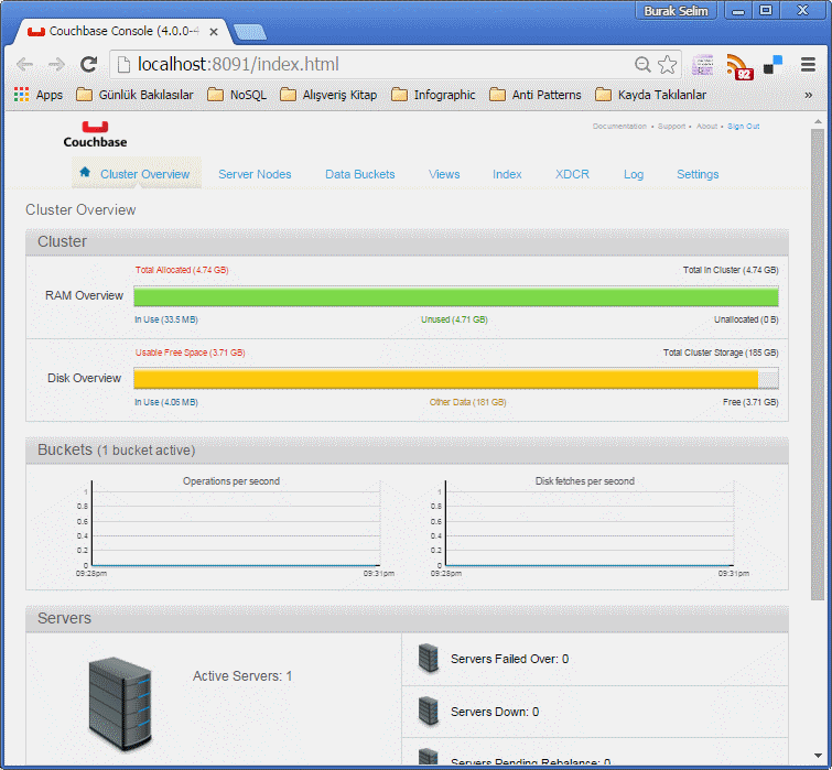 nosql maceralari couchbase ile hello world 03