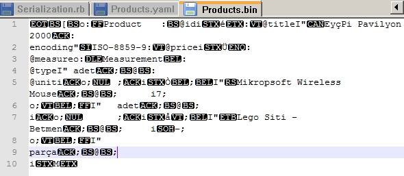 ruby kod parcaciklari 17 yaml ve binary serilestirme 03