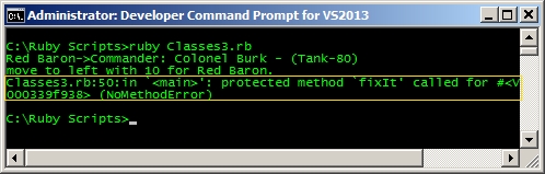 ruby kod parcaciklari 7 object method class method public private protected 02