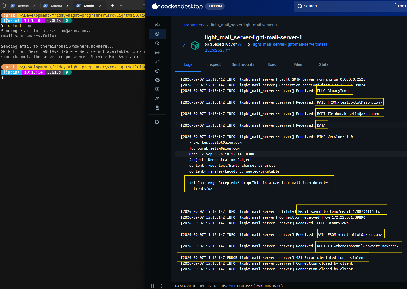 Docker Container Running