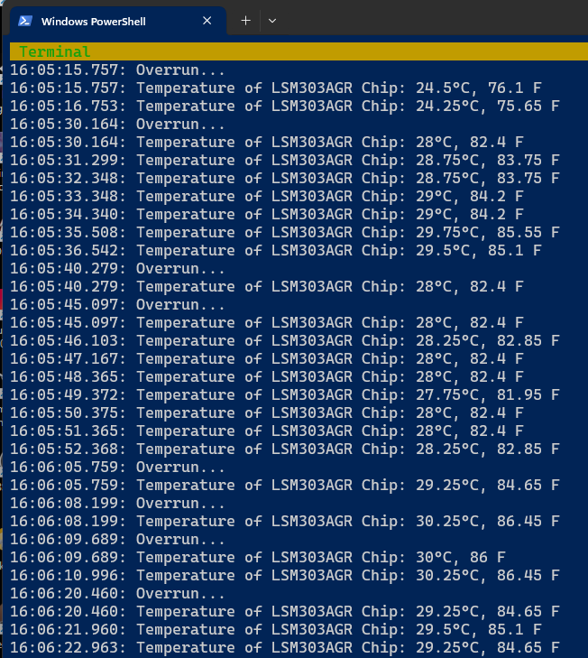 Thermometer v1 runtime