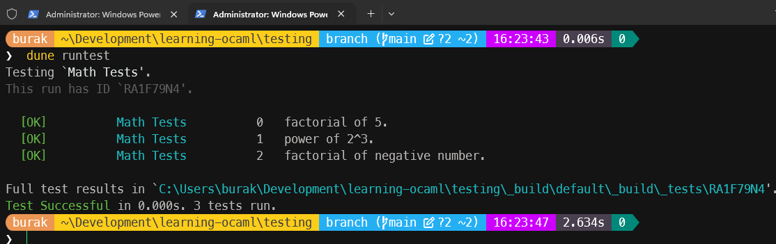 Testing